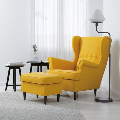 - STRANDMON - Wing chair, Skiftebo yellow , - best price from Maltashopper.com 90361894