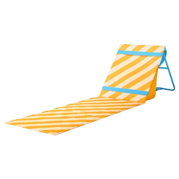 Ikea STRANDÖN - Cot, yellow/blue ,