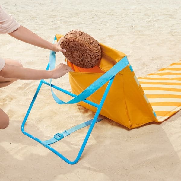 STRANDÖN - Cot, yellow/blue , - best price from Maltashopper.com 70522770