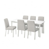 STRANDTORP / BERGMUND Table and 6 chairs , 150/205/260 cm - best price from Maltashopper.com 39441093
