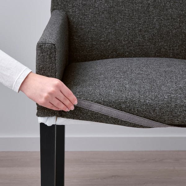 Ikea STRANDTORP / MÅRENÄS - Table and 6 chairs with armrests , 150/205/260 cm