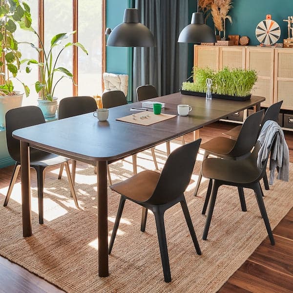 STRANDTORP - Extendable table, brown, 150/205/260x95 cm - best price from Maltashopper.com 80388587