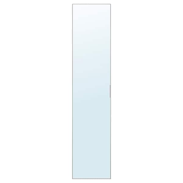 STRAUMEN - Door with hinges, mirror glass, 40x180 cm - best price from Maltashopper.com 99416284