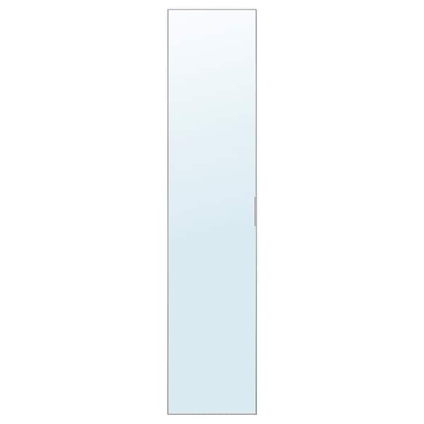 STRAUMEN - Door with hinges, mirror glass, 40x180 cm - best price from Maltashopper.com 99416284