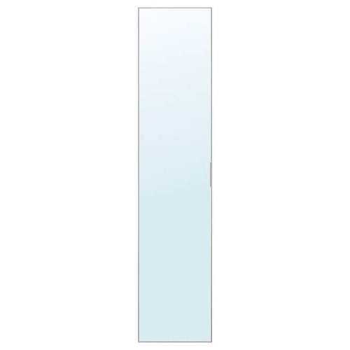 STRAUMEN - Door with hinges, mirror glass, 40x180 cm