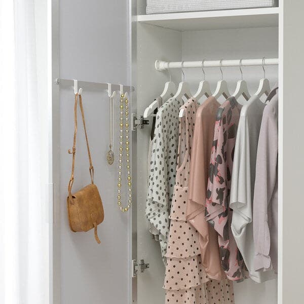 Ikea STRAUMEN - Door with hinges, mirror glass, 60x180 cm