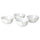 STRIMMIG - STRIMMIG Bowl, white, 15 cm
