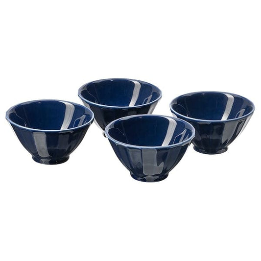 Ikea STRIMMIG - Bowl, stoneware blue, 11 cm , 11 cm
