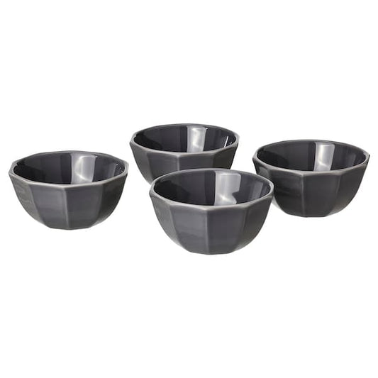 STRIMMIG - Bowl, stoneware grey, 15 cm - best price from Maltashopper.com 10505636