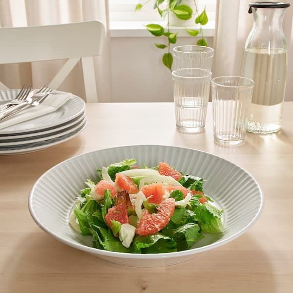 Ikea STRIMMIG - Serving plate, white, 29 cm