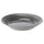 STRIMMIG serving plate, earthenware grey, 29 cm