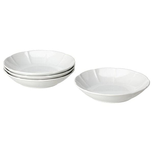 STRIMMIG - Deep plate, white, 23 cm