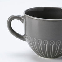 STRIMMIG - Mug, stoneware grey, 36 cl - best price from Maltashopper.com 70443184