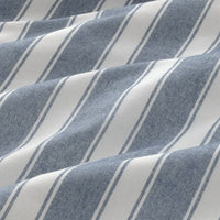 STRUTBRÄKEN - Duvet cover and pillowcase, white/blue/ striped, , 150x200/50x80 cm - Premium  from Ikea - Just €38.99! Shop now at Maltashopper.com