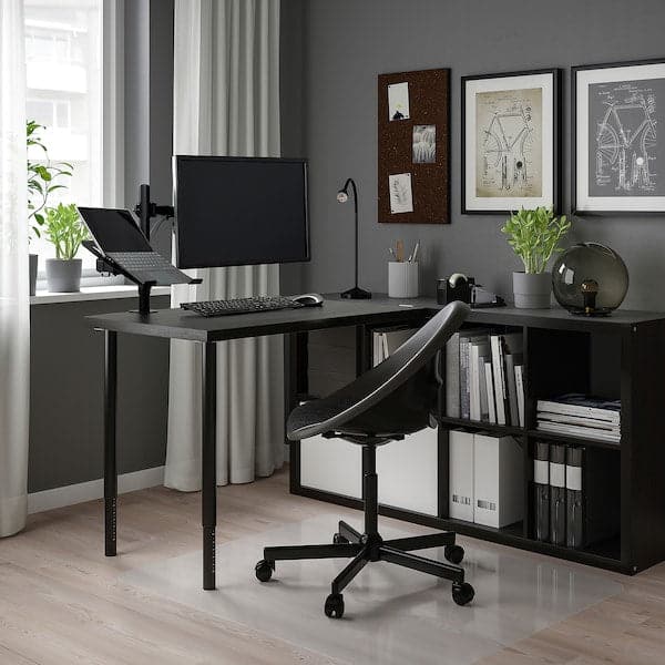 Ikea STUBBERGET - Laptop holder with arm, black