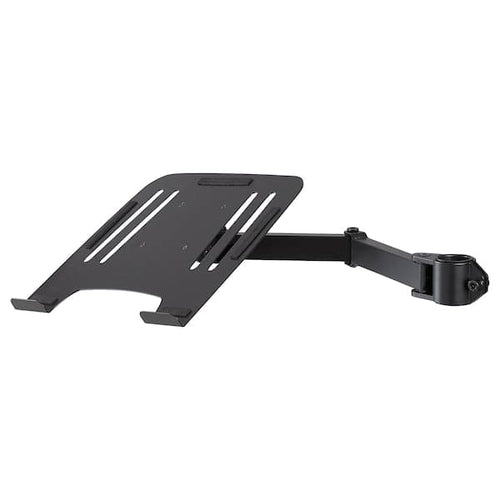 STUBBERGET - Laptop holder with arm, black