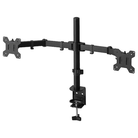 Ikea STUBBERGET - Bracket for 2 monitors, black