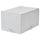 STUK - STUK Storage case, white/grey, 34x51x28 cm