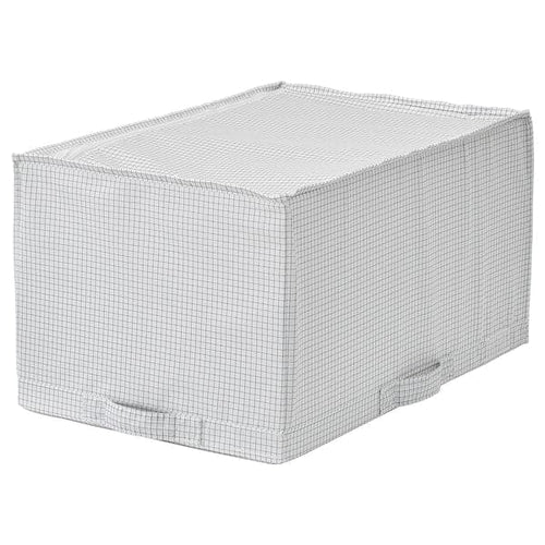 STUK - Storage case, white/grey, 34x51x28 cm