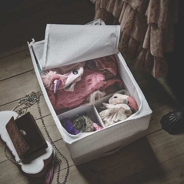 STUK - Storage case, white/grey, 34x51x28 cm - best price from Maltashopper.com 40309686