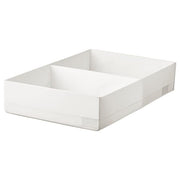STUK - Box with compartments, white, 34x51x10 cm - best price from Maltashopper.com 90474438