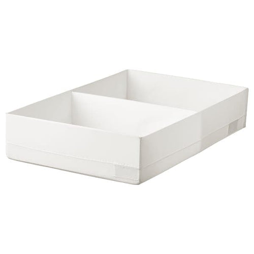 STUK - Box with compartments, white, 34x51x10 cm