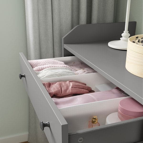 Ikea STUK - Box with compartments, white, 34x51x10 cm