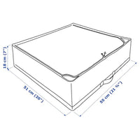 STUK - Storage case, white/grey, 55x51x18 cm - best price from Maltashopper.com 40309573