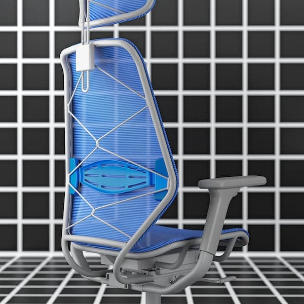 Ikea STYRSPEL - Gaming chair, blue / light grey