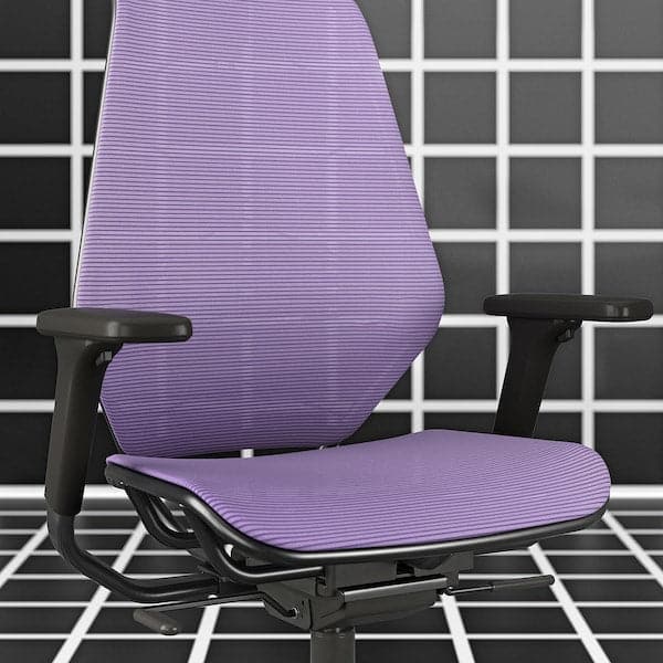 Ikea STYRSPEL - Gaming chair, purple / black ,