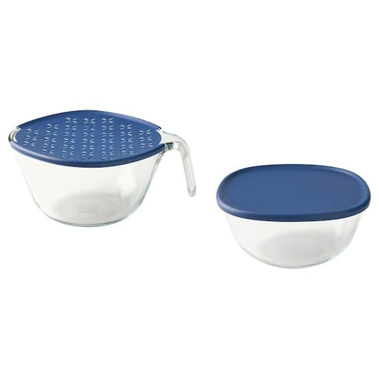 SUMPCYPRESS - Bowl with lid, set of 2 - best price from Maltashopper.com 80559273