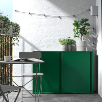 SUNDSÖ - Cabinet, green outdoor/indoor,60x35x86 cm - best price from Maltashopper.com 40556361