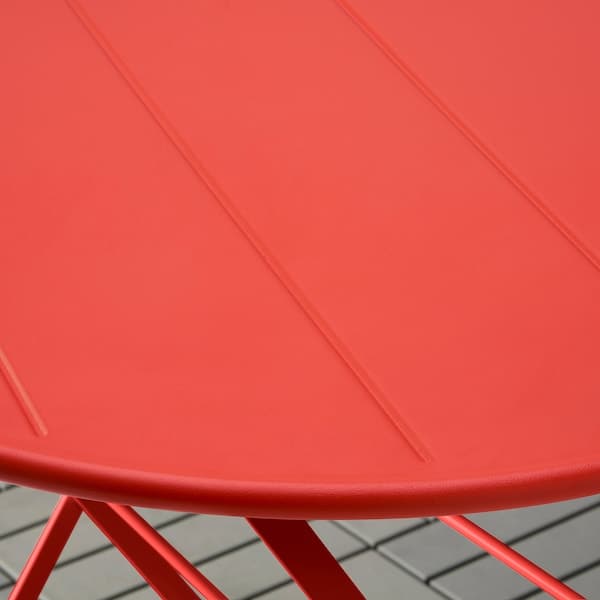 SUNDSÖ - Garden table, orange, 65 cm - best price from Maltashopper.com 30528948