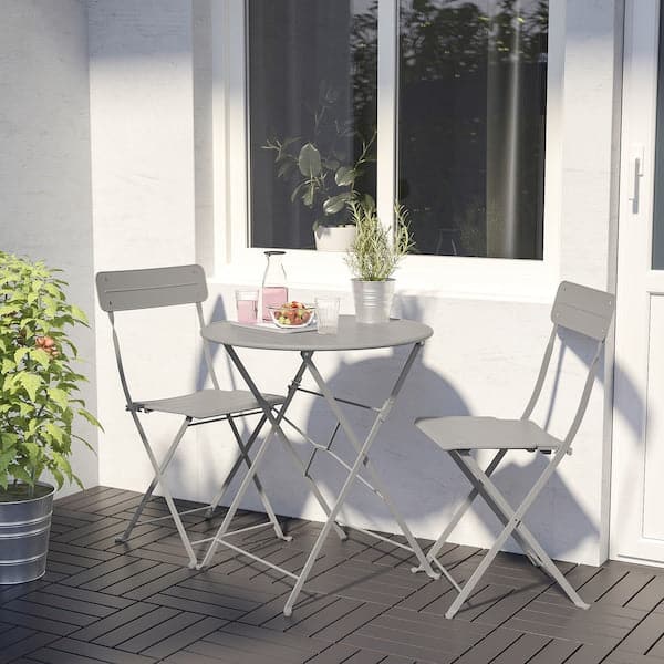 SUNDSÖ - Table, outdoor, grey, 65 cm - best price from Maltashopper.com 70503352