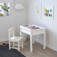 SUNDVIK - Children's desk, white, 60x45 cm - best price from Maltashopper.com 40201737