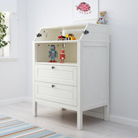 SUNDVIK - Changing table/chest of drawers, white - best price from Maltashopper.com 00497340