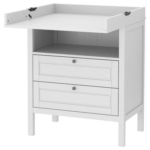 SUNDVIK - Changing table/chest of drawers, grey