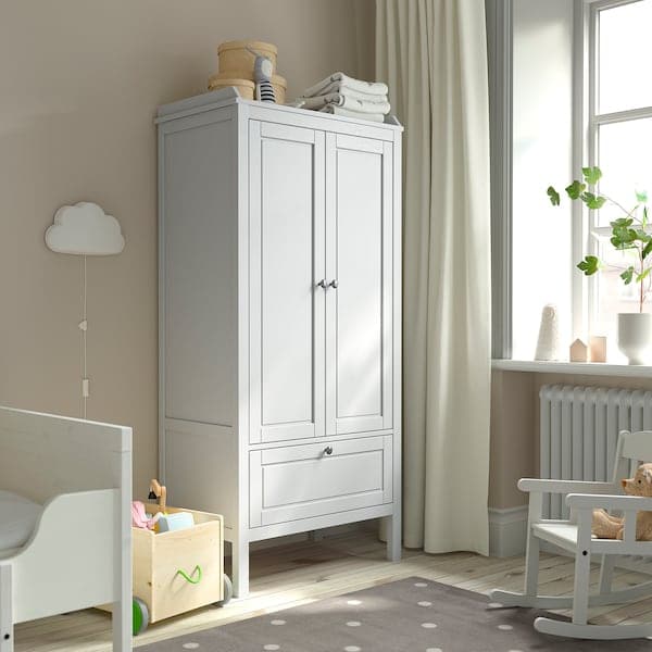SUNDVIK - Wardrobe, grey, 80x50x171 cm - best price from Maltashopper.com 50494264