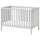 SUNDVIK Cot - grey 60x120 cm , 60x120 cm