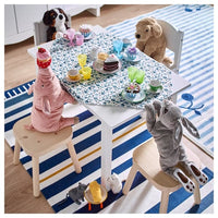 SUNDVIK - Children's table, white, 76x50 cm - best price from Maltashopper.com 10201673