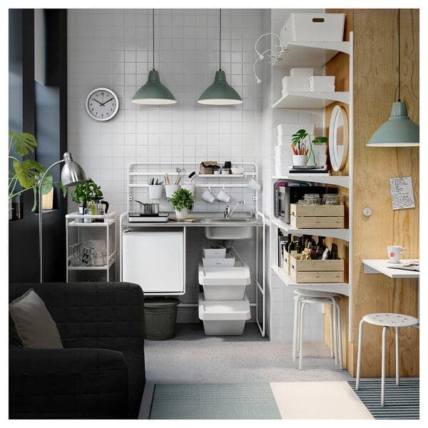 SUNNERSTA - Mini-kitchen, 112x56x139 cm - best price from Maltashopper.com 90302079