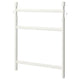 SUNNERSTA adjustable rack with hooks, 45.7x65 cm