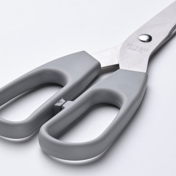 SVÄRDFISK - Scissors, set of 2, stainless steel grey/grey-turquoise - best price from Maltashopper.com 60563431