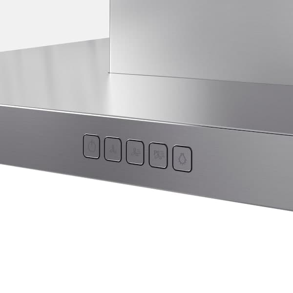 SVÄVANDE Ceiling suction hood - stainless steel 90 cm , 90 cm - best price from Maltashopper.com 40389089