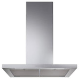 SVÄVANDE ceiling-mounted extractor hood, stainless steel, 90 cm