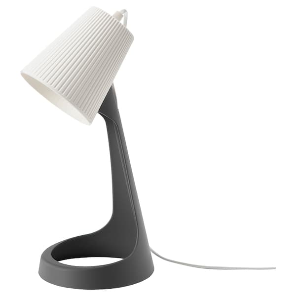 SVALLET Work lamp - dark grey/white