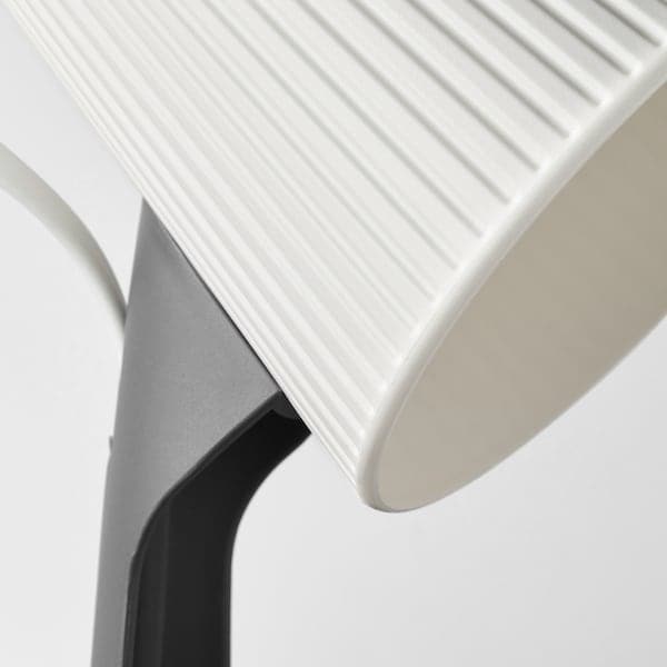 Ikea SVALLET Work lamp - dark grey/white ,
