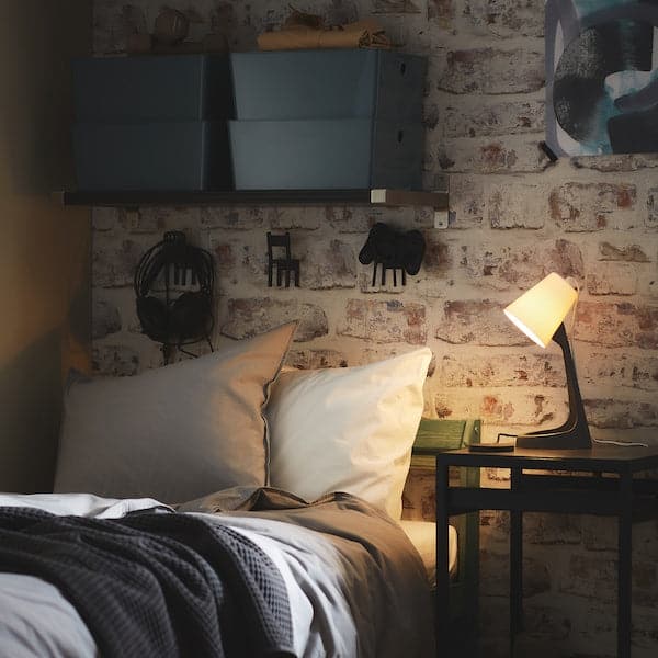 Ikea SVALLET Work lamp - dark grey/white ,