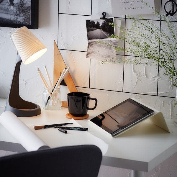 Ikea SVALLET Work lamp - dark grey/white ,