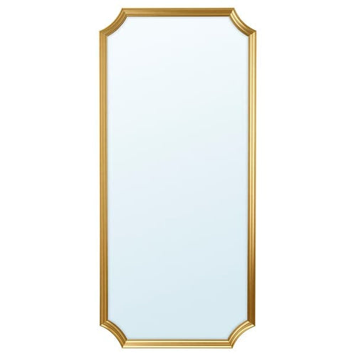 SVANSELE - Mirror, gold-colour, 73x158 cm